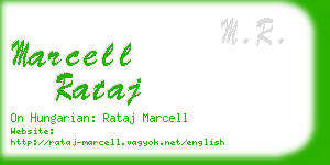 marcell rataj business card